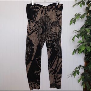 Torrid Abstract Legging Tights 3X Semi Sheer